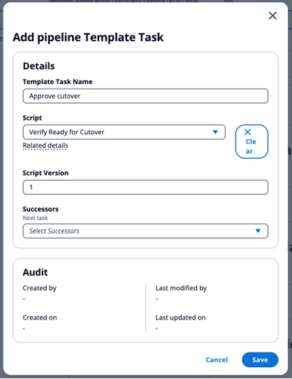 add pipeline task