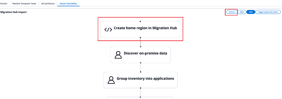 delete pipeline template task