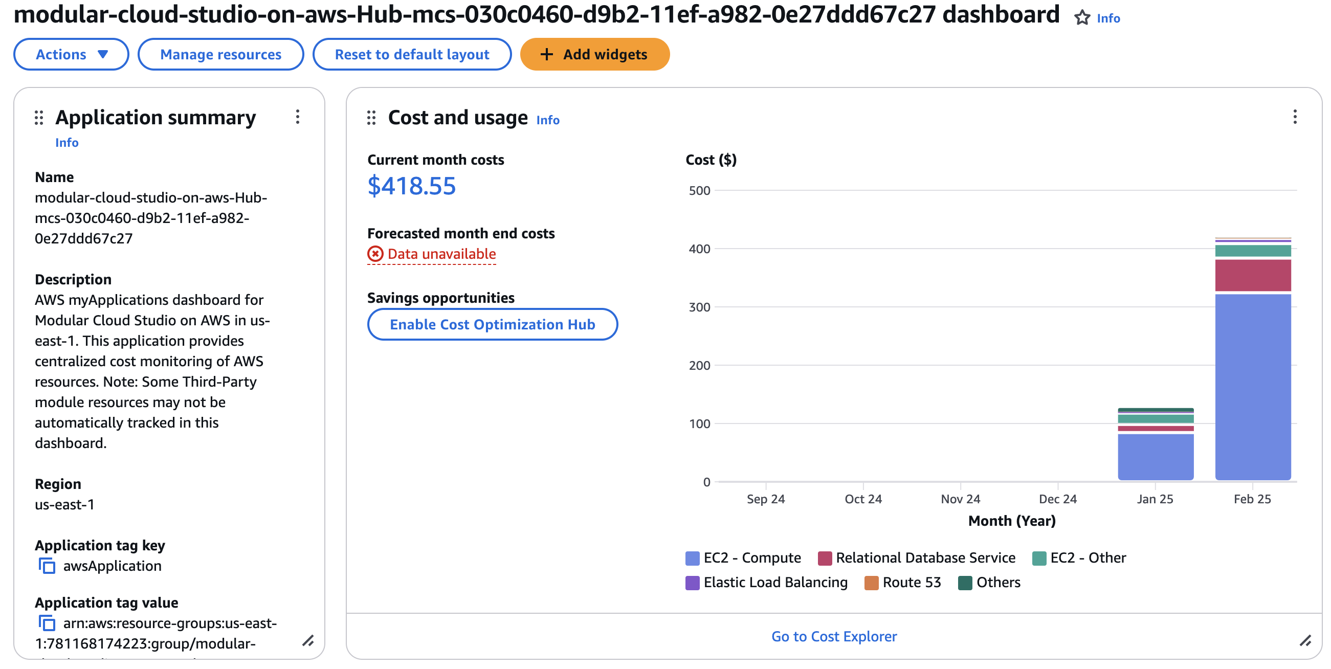 application view