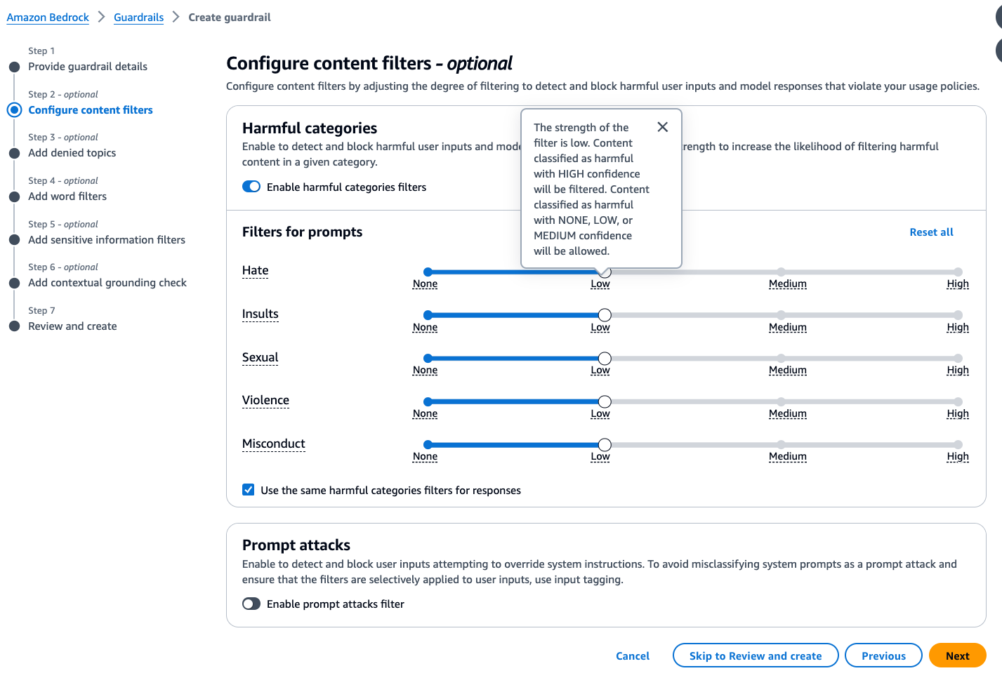 content filters