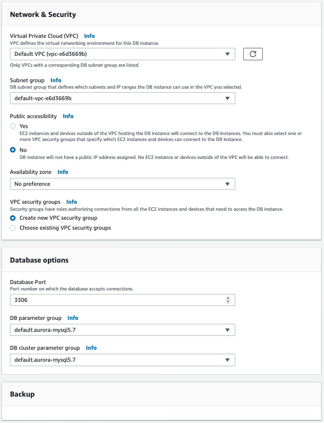 Another screenshot of the Amazon RDS Console during snapshot migration.