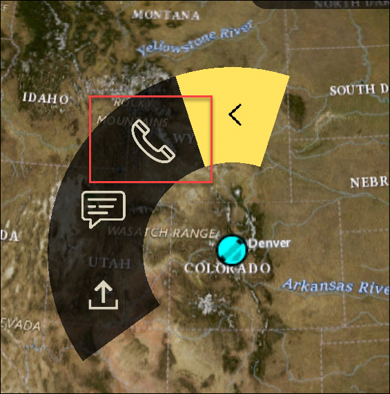 Pinwheel call icon.