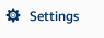 Settings icon represented by a gear or cog symbol.