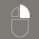 Right mouse button icon