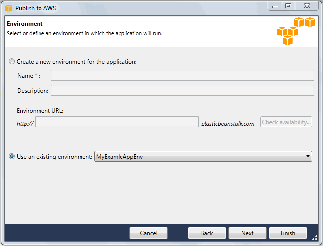 Procedura guidata 1 Publish Application Version (Pubblica versione applicazione)