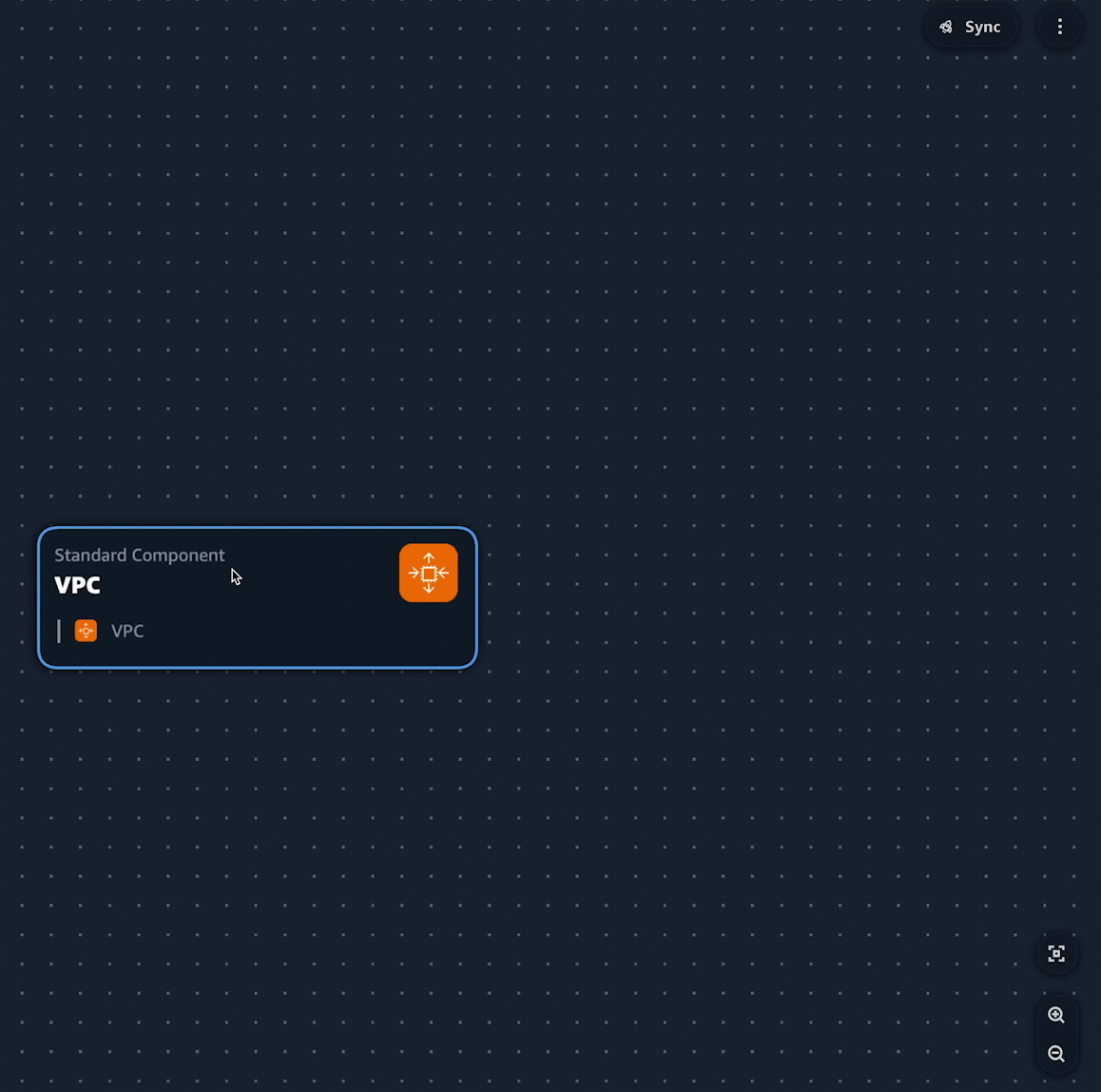 Amazon Q generazione di un suggerimento di codice in Infrastructure Composer