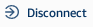 Disconnect icon with a circular arrow and a dot, representing a disconnection action.