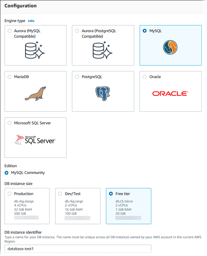 Mysql Db インスタンスを作成して Mysql Db インスタンスのデータベースに接続する Amazon Relational Database Service