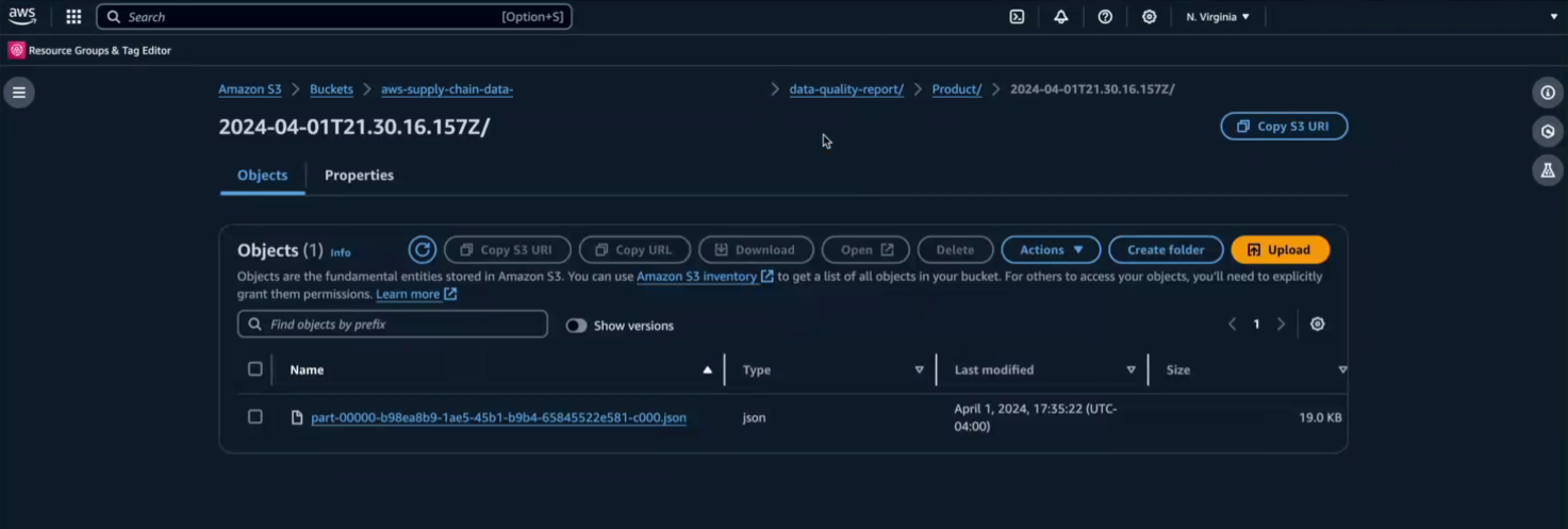 データ品質レポート JSON ファイル。