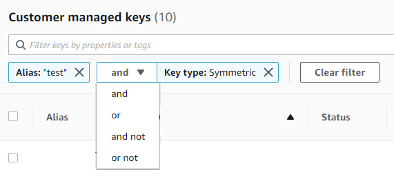 Viewing KMS Keys In The Console AWS Key Management Service