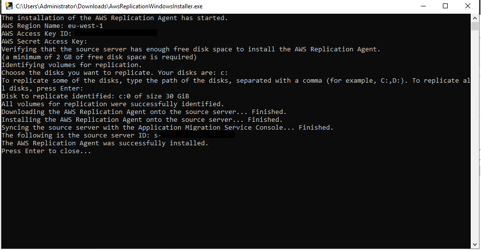 Windows - Application Migration Service