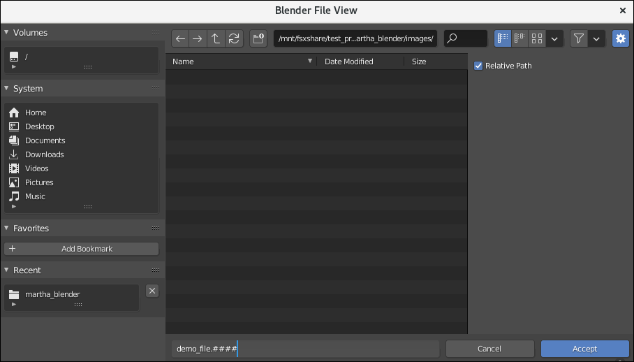 
                  Blender file view window file name
               