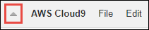 Ocultar a barra de menus no IDE do AWS Cloud9