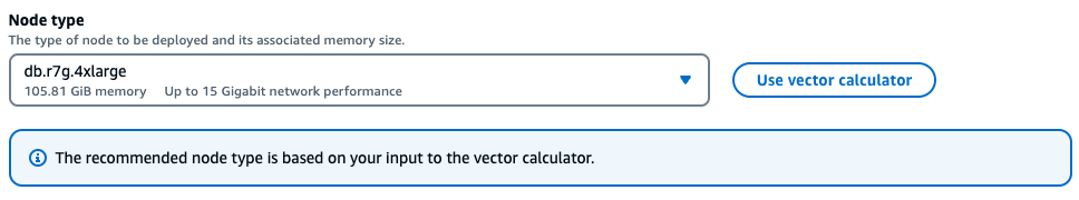 A calculadora vetorial com valores inseridos.
