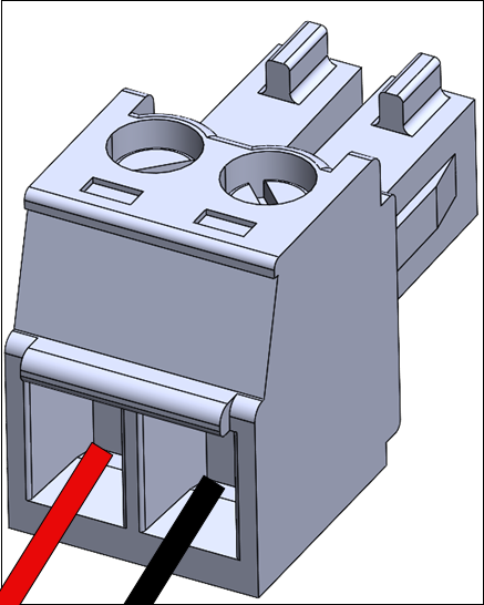 Conector DC do Systems Manager