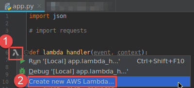 
        Como criar uma função do AWS Lambda iniciando em um manipulador de funções existente em um arquivo de código
      