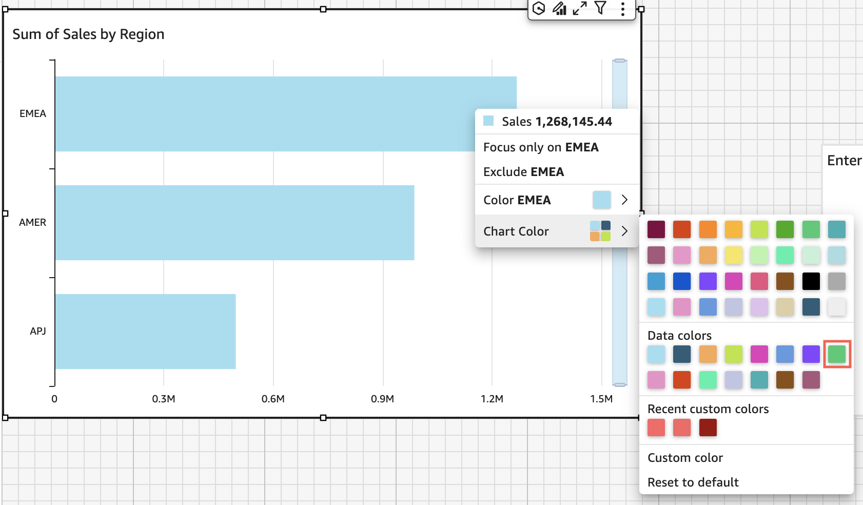 Custom Chart Colors Excel