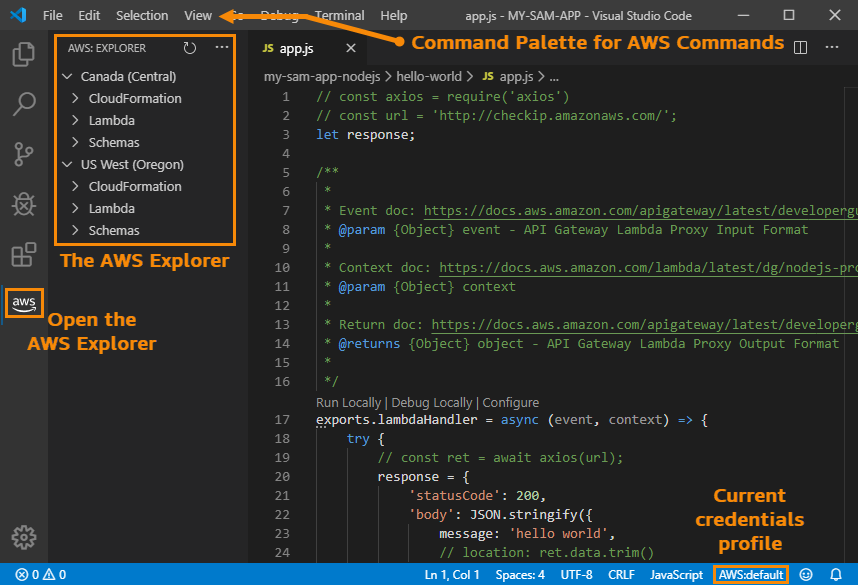 
              Screenshot of the Fundamental UI Components for AWS Explorer.
            