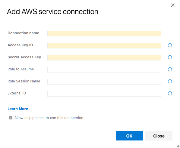 Create an AWS endpoint