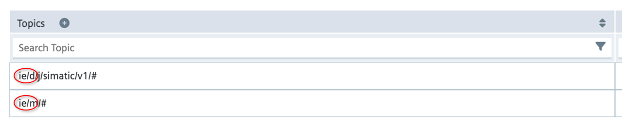 显示 Siemens 主题类型的屏幕截图。图像分别圈出文件路径中以 “ie/d" and "ie/m,” 开头的部分。