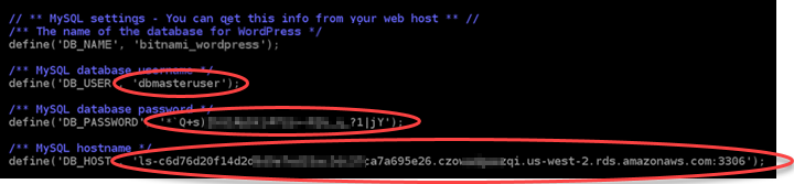 对 WordPress 配置文件的修改。