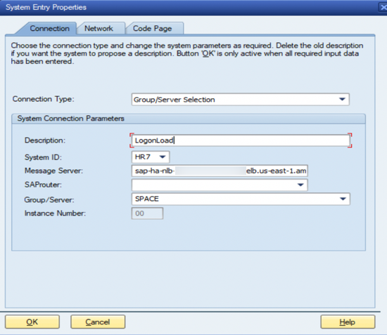 为 SAP GUI 配置系统连接参数