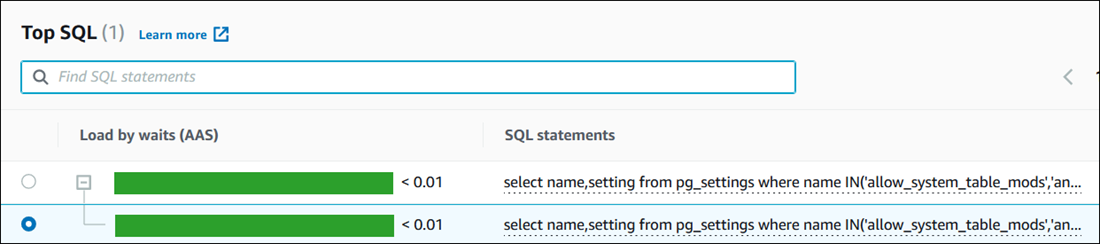 含大量文字的 SQL 陳述式